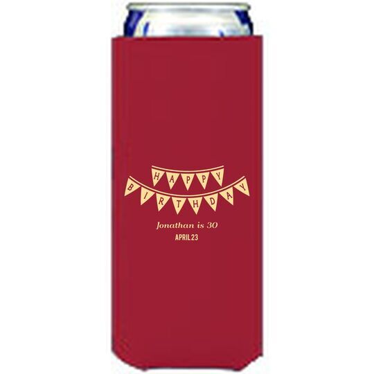 Birthday Banner Collapsible Slim Huggers