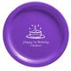 Modern Birthday Cake Paper Plates Image 1 of 2