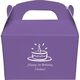 Modern Birthday Cake Gable Favor Boxes Image 1 of 2