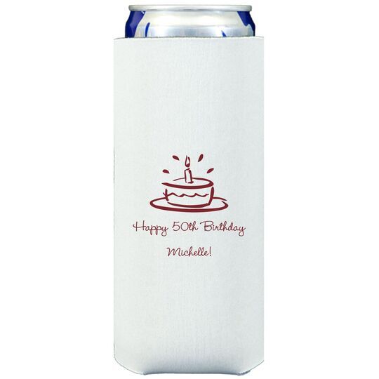 Modern Birthday Cake Collapsible Slim Huggers
