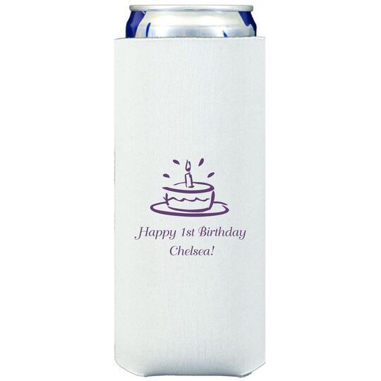 Modern Birthday Cake Collapsible Slim Huggers