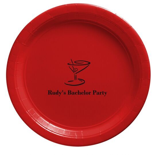 Classic Martini Paper Plates