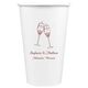 Champagne Crystal Toast Paper Coffee Cups Image 2 of 3