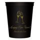 Champagne Crystal Toast Stadium Cups Image 1 of 3