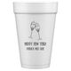 Champagne Crystal Toast Styrofoam Cups Image 3 of 3