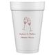 Champagne Crystal Toast Styrofoam Cups Image 2 of 3