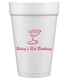 Classic Martini Styrofoam Cups Image 3 of 4