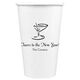 Classic Martini Paper Coffee Cups Image 2 of 4