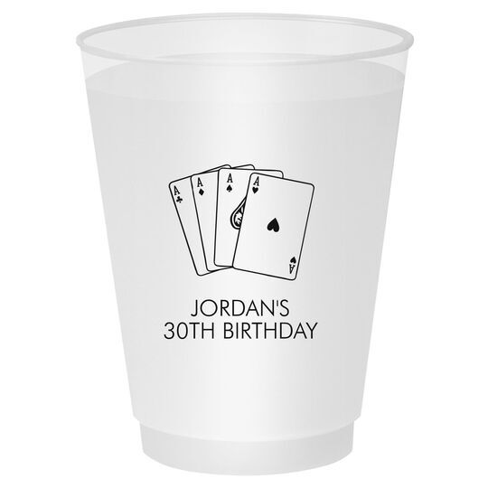 All Aces Shatterproof Cups