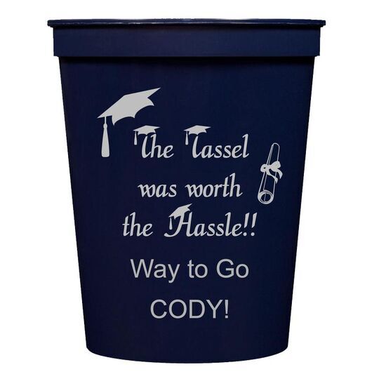 Tassel Hassle Stadium Cups