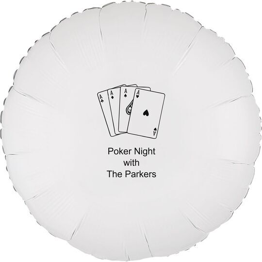 All Aces Mylar Balloons