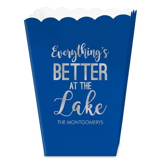 Better at the Lake Mini Popcorn Boxes