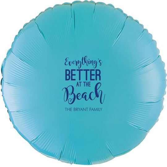 Better at the Beach Mylar Balloons