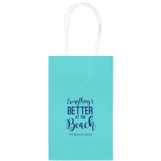 Better at the Beach Medium Twisted Handled Bags