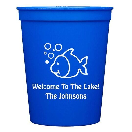 Happy Little Fish Stadium Cups