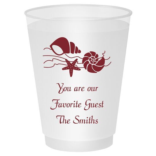 Sea Shells Shatterproof Cups