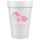 Sea Shells Styrofoam Cups Image 1 of 2