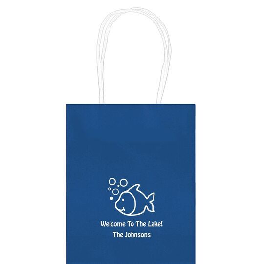 Happy Little Fish Mini Twisted Handled Bags