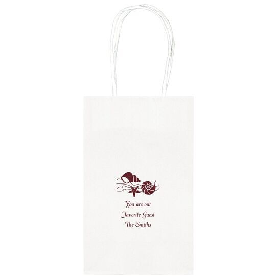 Sea Shells Medium Twisted Handled Bags