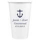 Nautical Anchor Paper Coffee Cups Image 1 of 3