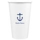 Nautical Anchor Paper Coffee Cups Image 3 of 3