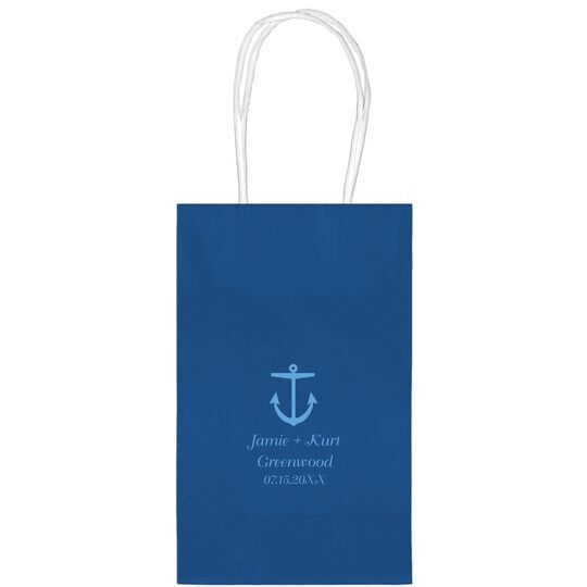 Nautical Anchor Medium Twisted Handled Bags