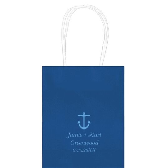 Nautical Anchor Mini Twisted Handled Bags