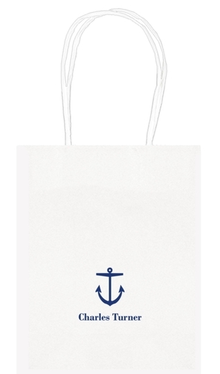 Nautical Anchor Mini Twisted Handled Bags