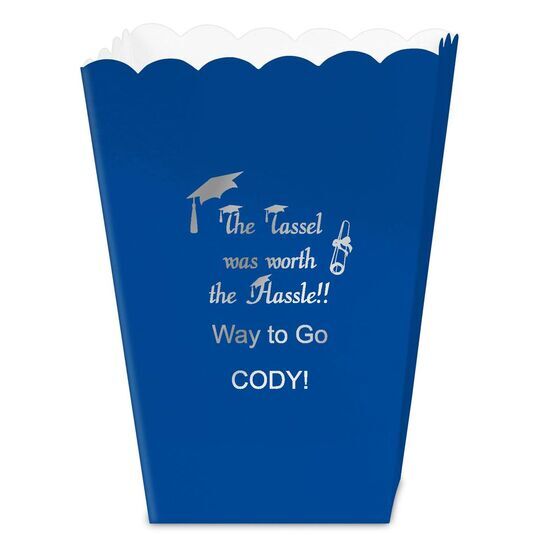 Tassel Hassle Mini Popcorn Boxes