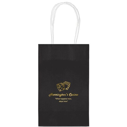 Roll the Dice Medium Twisted Handled Bags