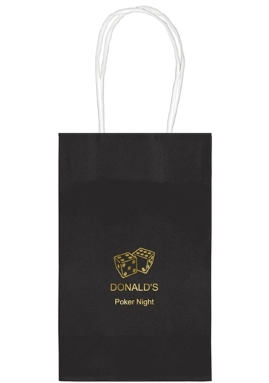 Roll the Dice Medium Twisted Handled Bags