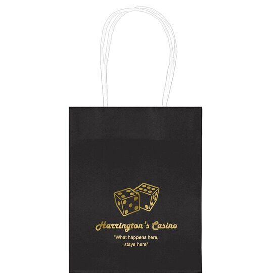 Roll the Dice Mini Twisted Handled Bags