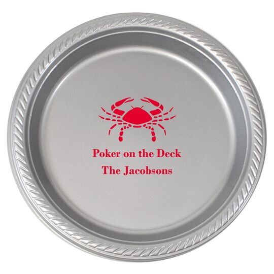 Seafood Boil Plastic Plates