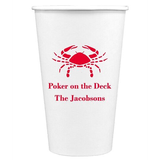 Seafood Boil Paper Coffee Cups
