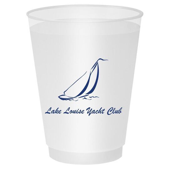 Sailboat Clipper Shatterproof Cups