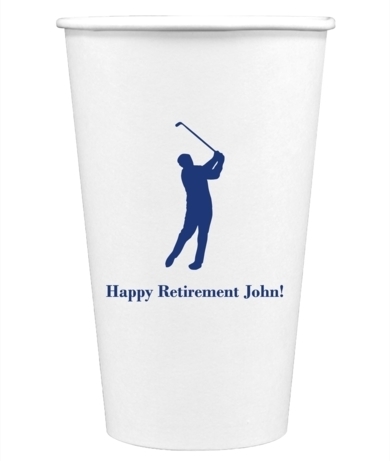 Golf Day Paper Coffee Cups