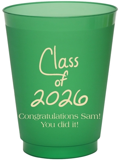 Fun Class of Calligraphy Colored Shatterproof Cups