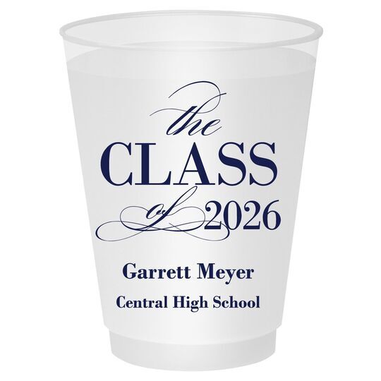 Classic Class of Graduation Shatterproof Cups