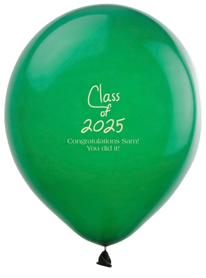 Fun Class of Calligraphy Latex Balloons