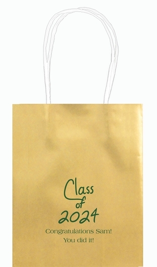 Fun Class of Calligraphy Mini Twisted Handled Bags