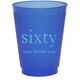 Big Number Sixty Colored Shatterproof Cups Image 1 of 2