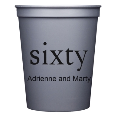 Big Number Sixty Stadium Cups
