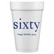 Big Number Sixty Styrofoam Cups Image 1 of 2