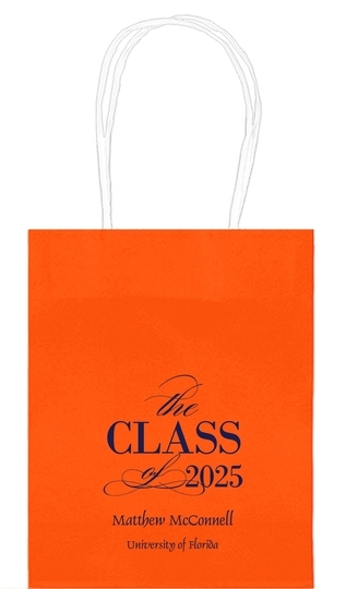 Classic Class of Graduation Mini Twisted Handled Bags