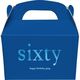 Big Number Sixty Gable Favor Boxes Image 1 of 2