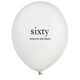 Big Number Sixty Latex Balloons Image 2 of 2