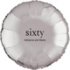 Big Number Sixty Mylar Balloons Image 2 of 2