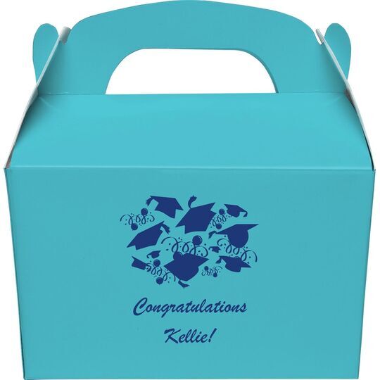 Graduation Celebration Gable Favor Boxes