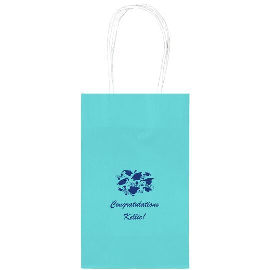 Graduation Celebration Medium Twisted Handled Bags