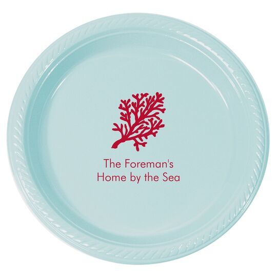 Coral Reef Plastic Plates